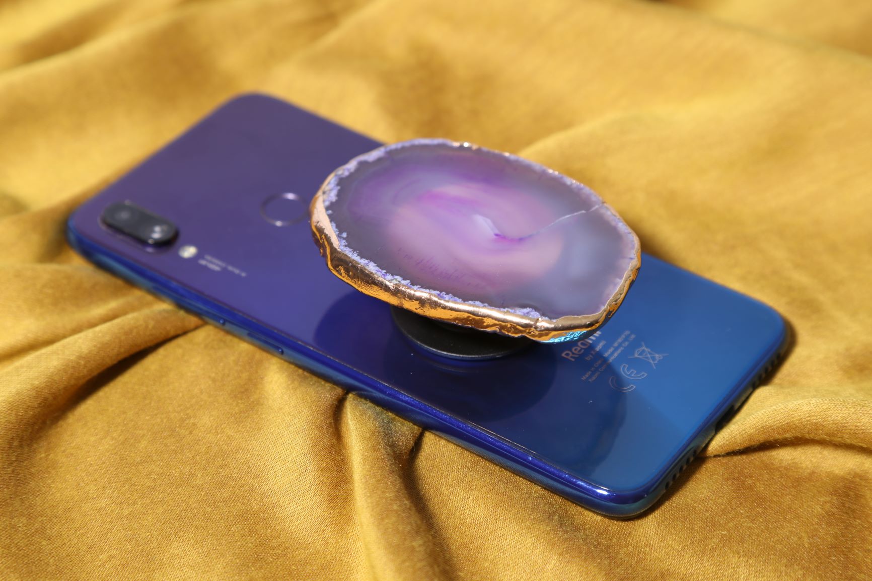 Cellphone Crystal Pop Sockets - "I'm Possible ... Purple"