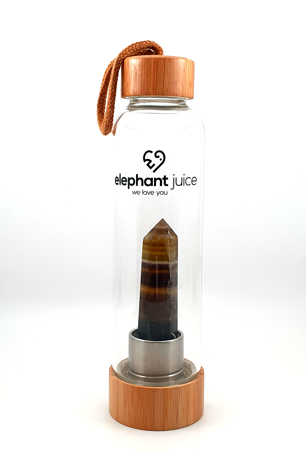 Citrine Crystal Infused Water Bottle